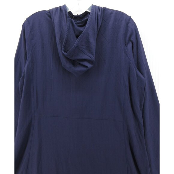 LL Bean Top Medium Sand Beach Hoodie SunSmart Cover Up UPF 50+ NEW - Picture 9 of 12